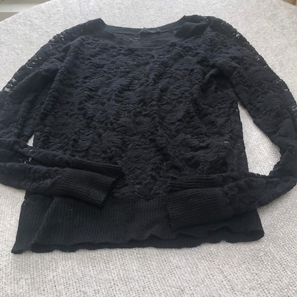 Garage M lace like like top, long sleeves, new or like new - Picture 1 of 6